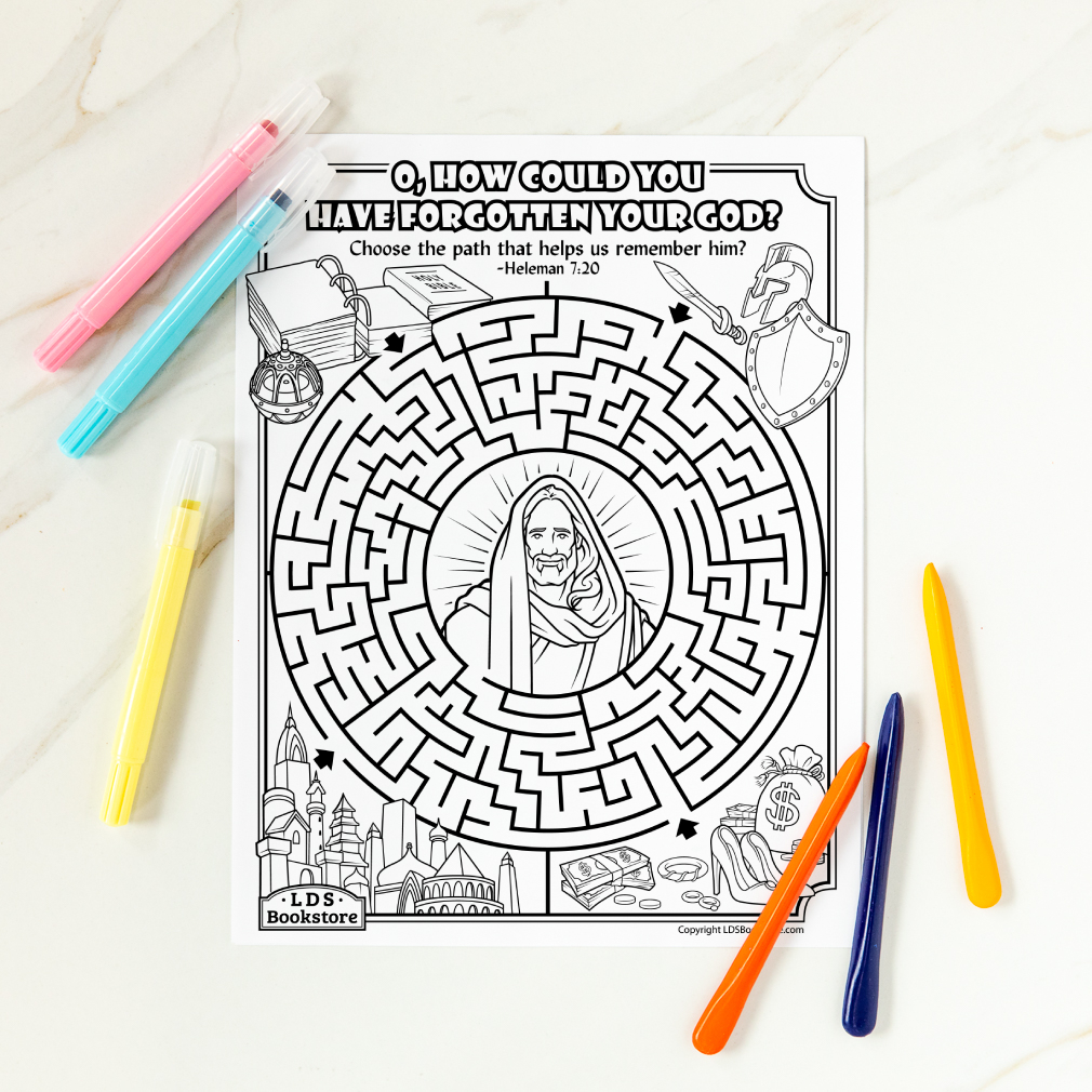 How Could You Have Forgotten Coloring Page - Digital Download - LDPD-PBL-COLOR-HEL720