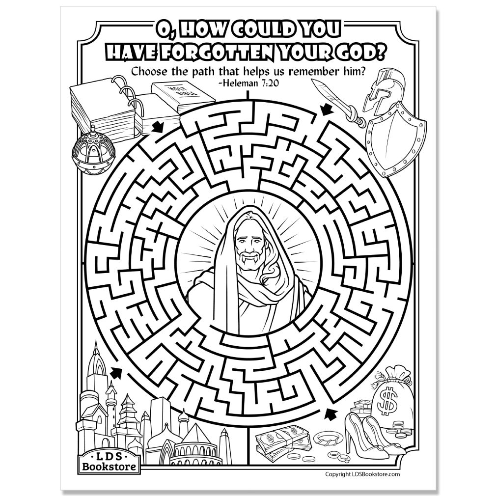 How Could You Have Forgotten Coloring Page - Digital Download - LDPD-PBL-COLOR-HEL720