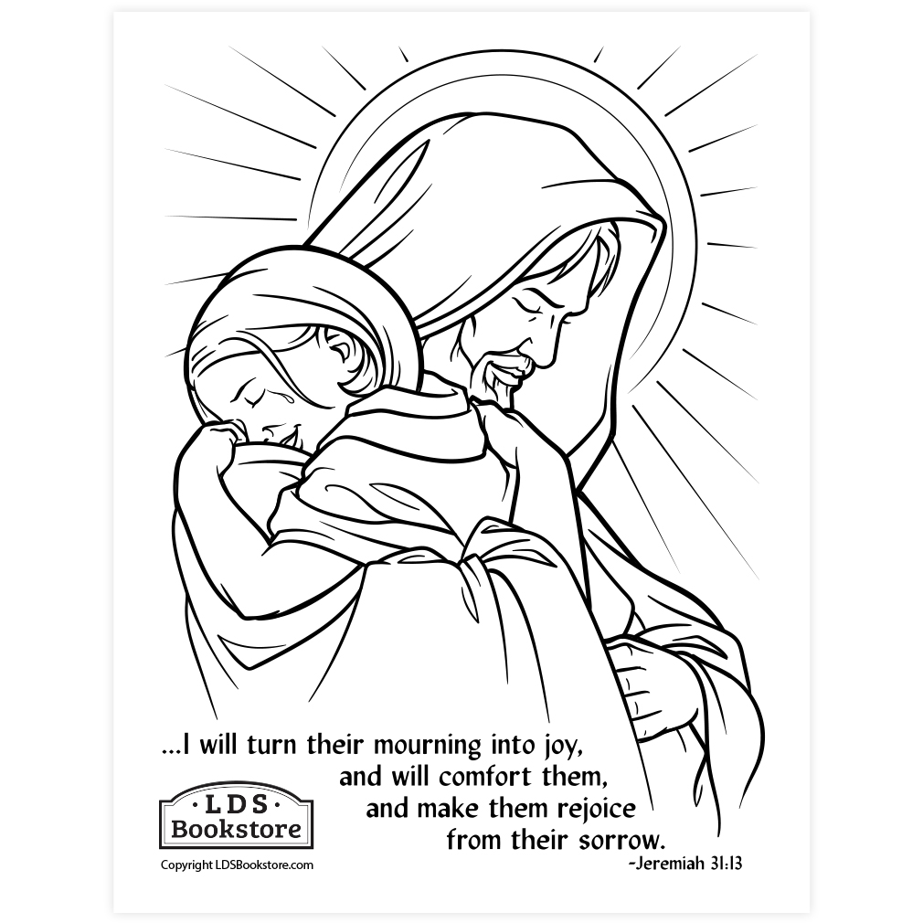 Turn Mourning into Joy Coloring Page - Digital Download - LDPD-PBL-COLOR-JEREMIAH31