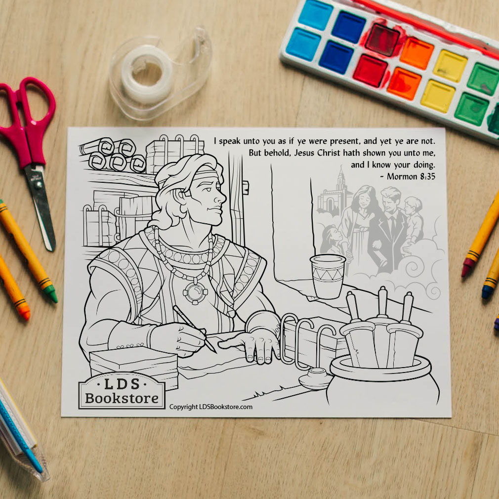 I Speak Unto You Coloring Page - Digital Download - LDPD-PBL-COLOR-MORMON8