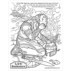 O Ye Fair Ones Coloring Page - Digital Download
