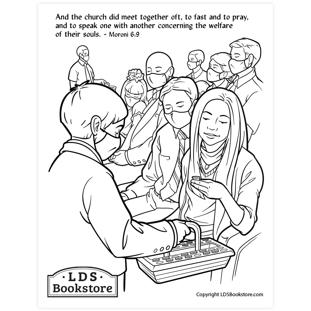 Meet Together Oft Coloring Page - Digital Download - LDPD-PBL-COLOR-MORONI6