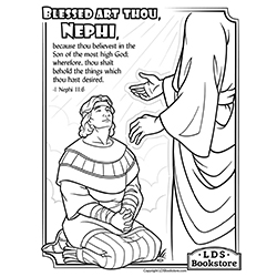Blessed Art Thou Coloring Page - Digital Download