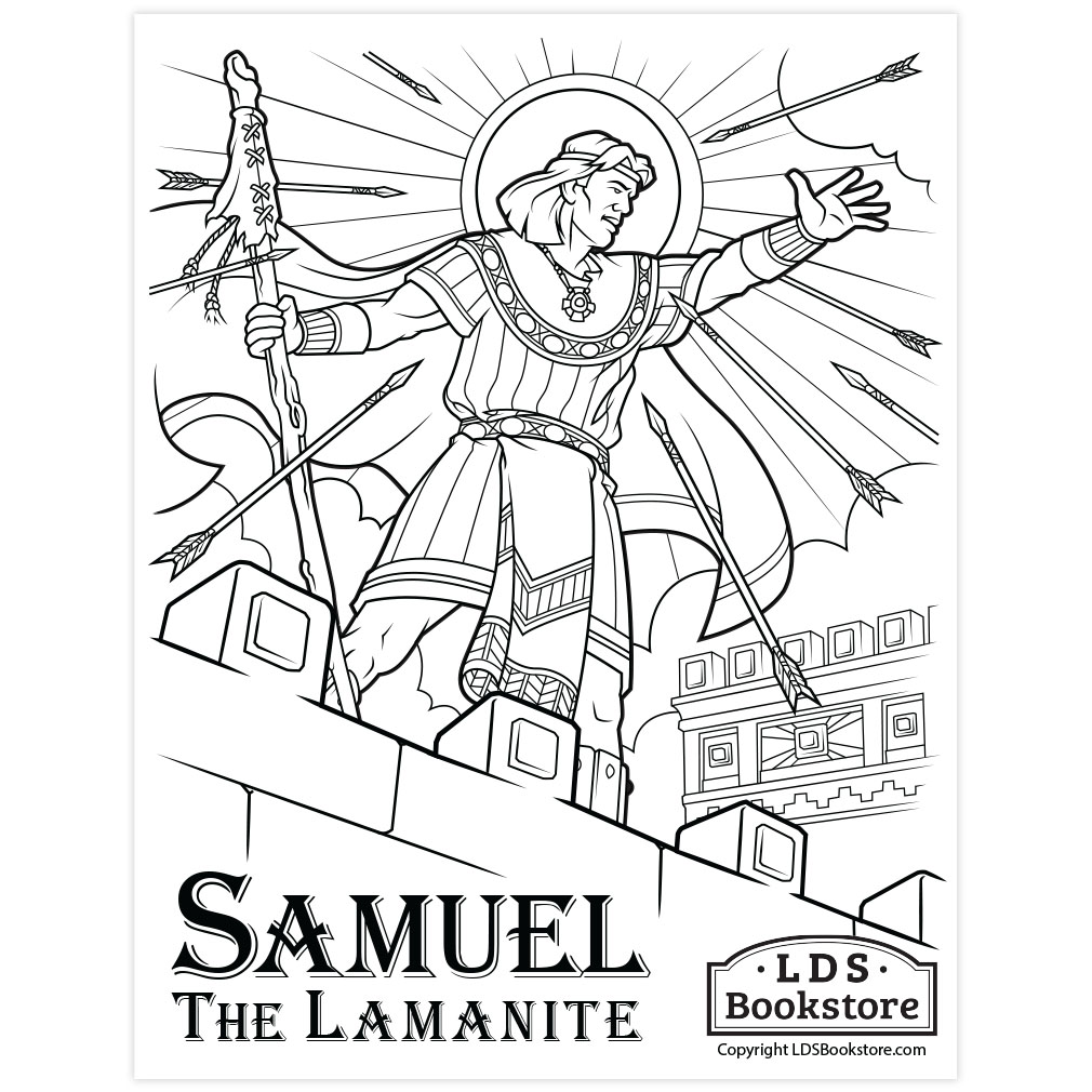 Samuel the Lamanite Coloring Page - Digital Download - LDPD-PBL-COLOR-SAMLAM