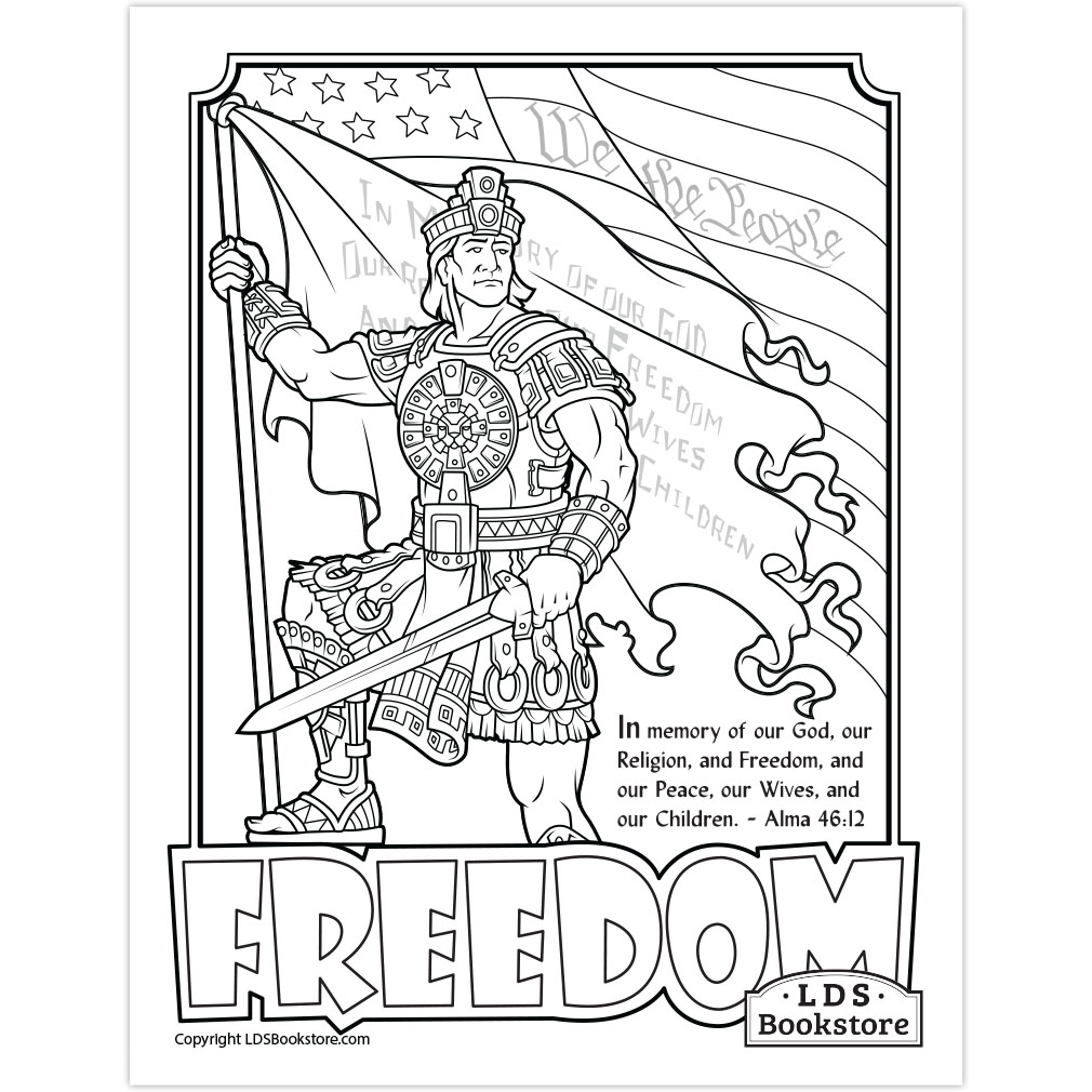 Title of Liberty Freedom Coloring Page - Digital Download - LDPD-PBL-COLOR-TOLFREE