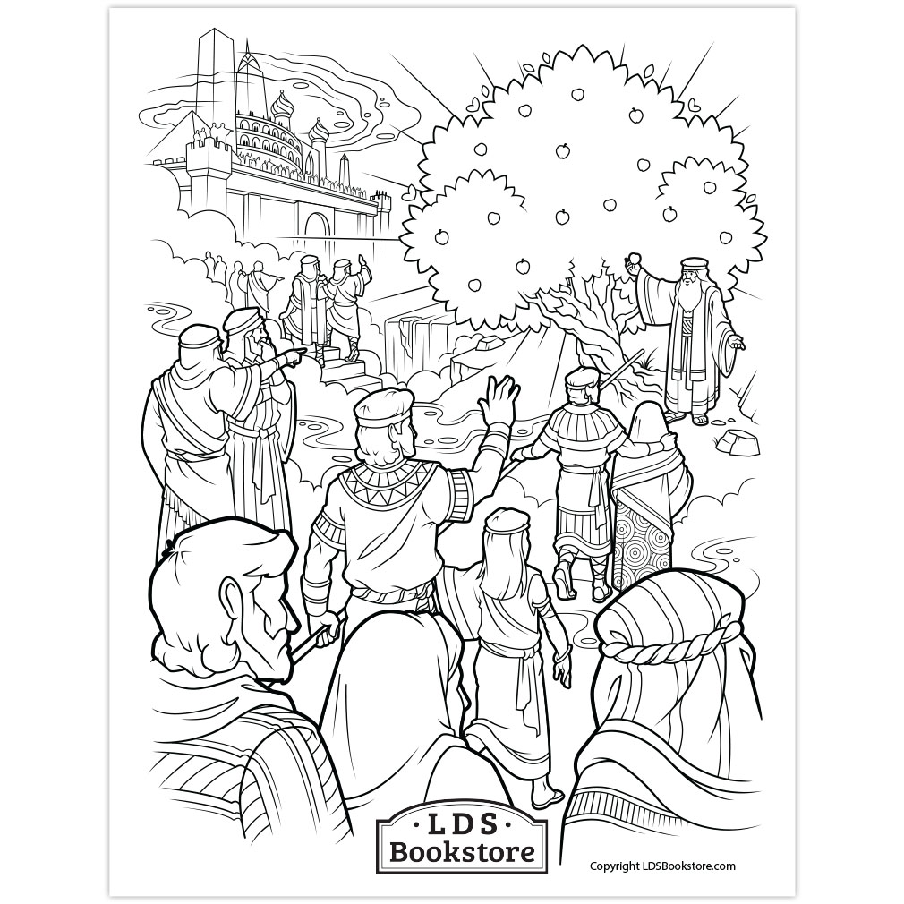 Tree of Life Coloring Page - Digital Download - LDPD-PBL-COLOR-TREEOFLIFE