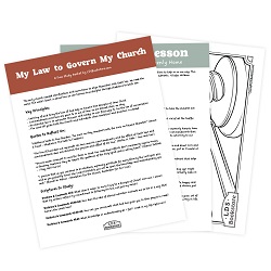 My Law to Govern My Church Come, Follow Me Study Packet - Digital Download