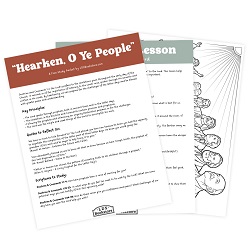 Hearken, O Ye People Come, Follow Me Study Packet - Digital Download come follow me, doctrine and covenants, come follow me study guide, come follow me printable, doctrine and covenants printable