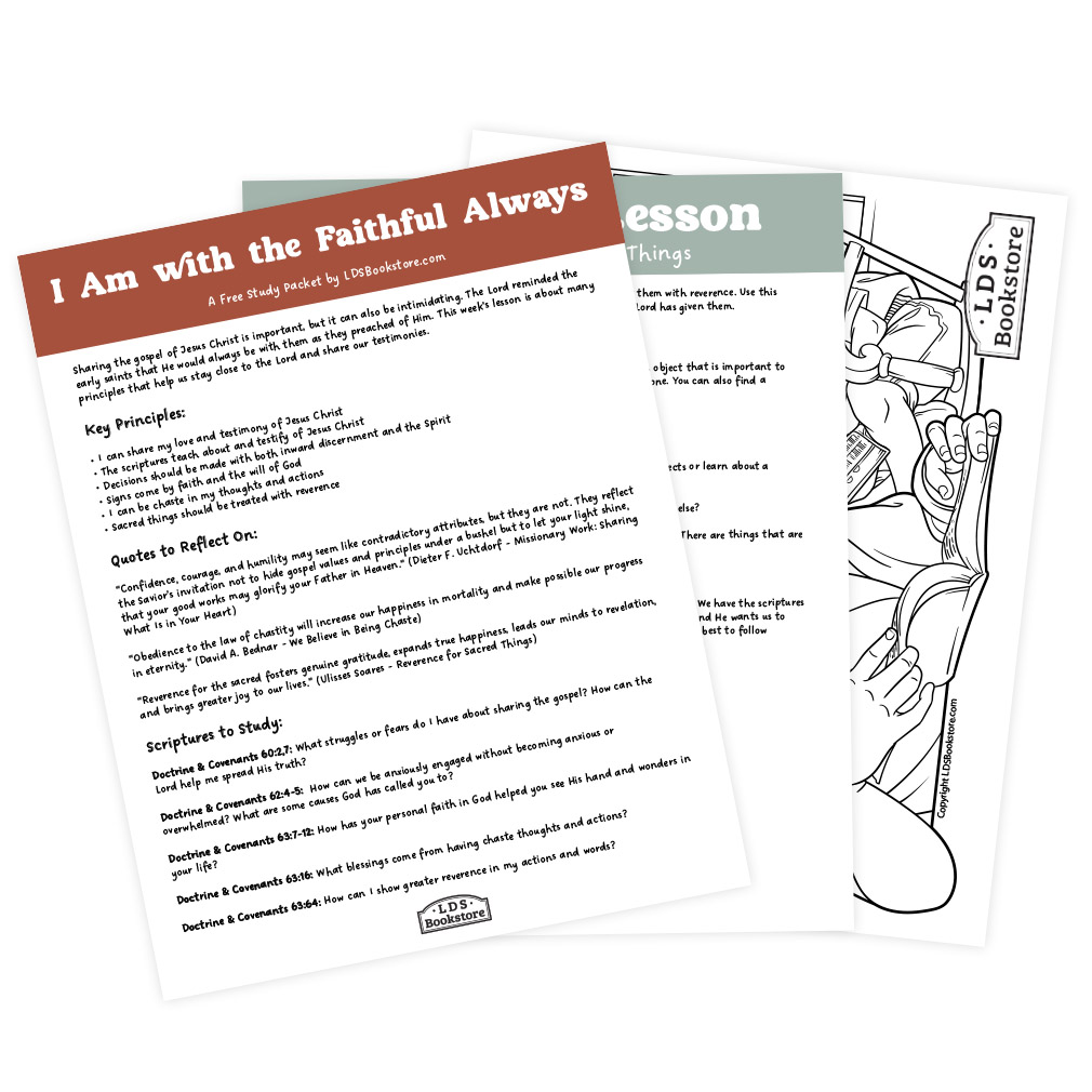I Am with the Faithful Always Come, Follow Me Study Packet - Digital Download - LDPD-CFM-25-24