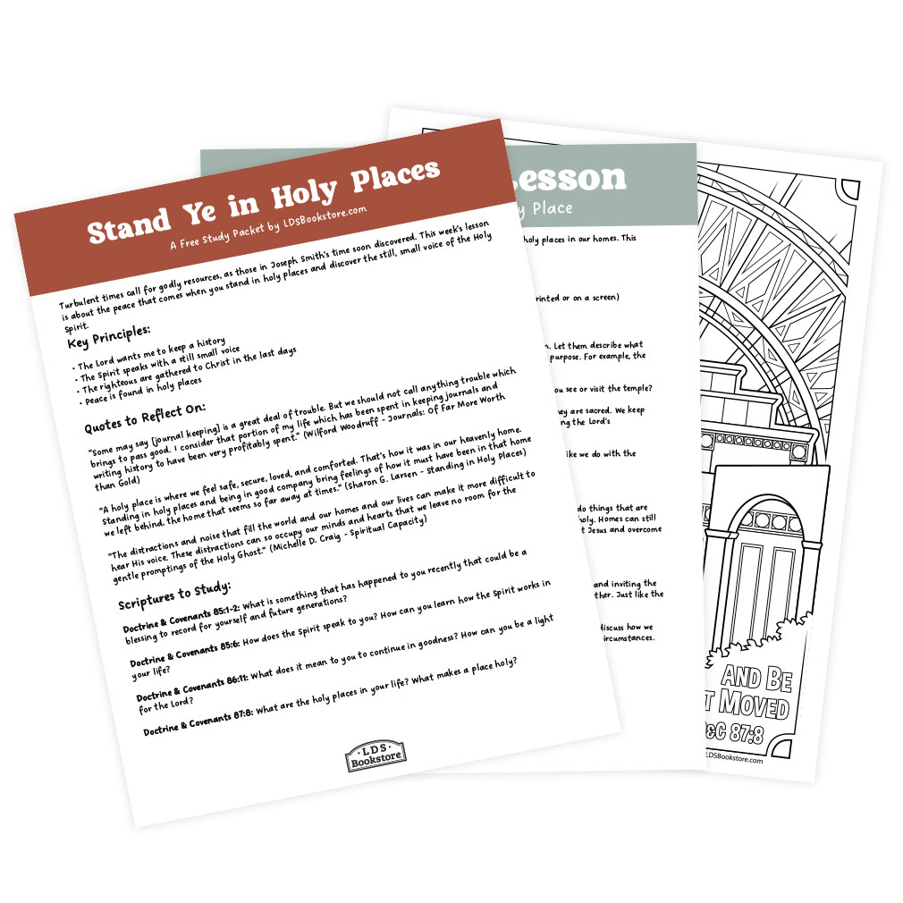 Stand Ye in Holy Places Come, Follow Me Study Packet - Digital Download - LDPD-CFM-25-32