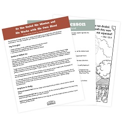 He Has Sealed His Mission and His Works with His Own Blood Come, Follow Me Study Packet - Digital Download come follow me, doctrine and covenants, come follow me study guide, come follow me printable, doctrine and covenants printable