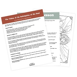 The Vision of the Redemption of the Dead Come, Follow Me Study Packet - Digital Download come follow me, doctrine and covenants, come follow me study guide, come follow me printable, doctrine and covenants printable