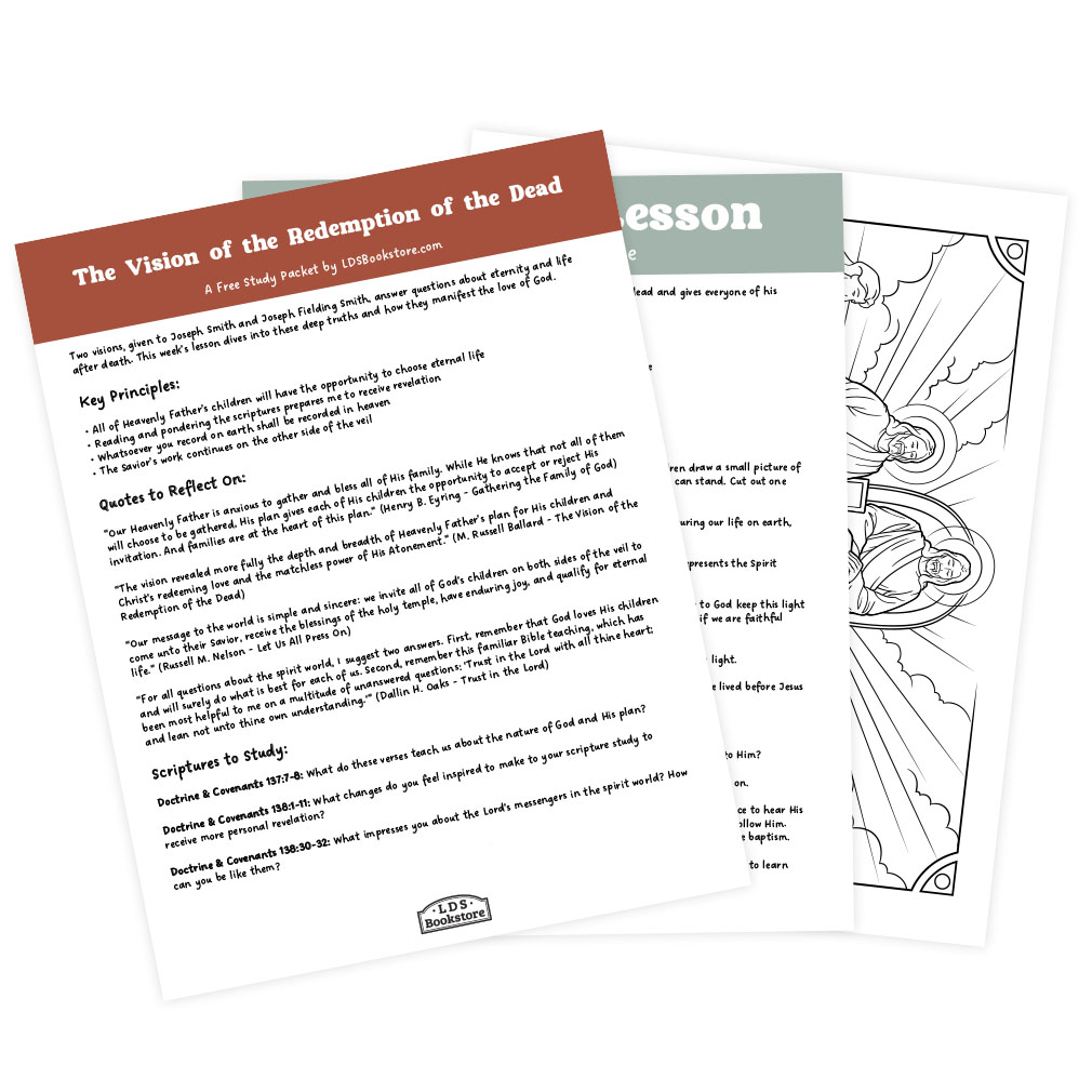The Vision of the Redemption of the Dead Come, Follow Me Study Packet - Digital Download - LDPD-CFM-25-49