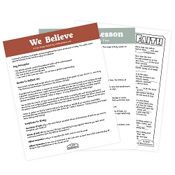 We Believe Come, Follow Me Study Packet - Digital Download come follow me, doctrine and covenants, come follow me study guide, come follow me printable, doctrine and covenants printable