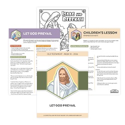 Let God Prevail Come, Follow Me Study Packet - Digital Download come follow me, old testament, come follow me study guide, come follow me printable, old testament printable, old testament primary lesson