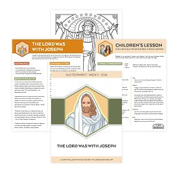 The Lord Was with Joseph Come, Follow Me Study Packet - Digital Download come follow me, old testament, come follow me study guide, come follow me printable, old testament printable, old testament primary lesson