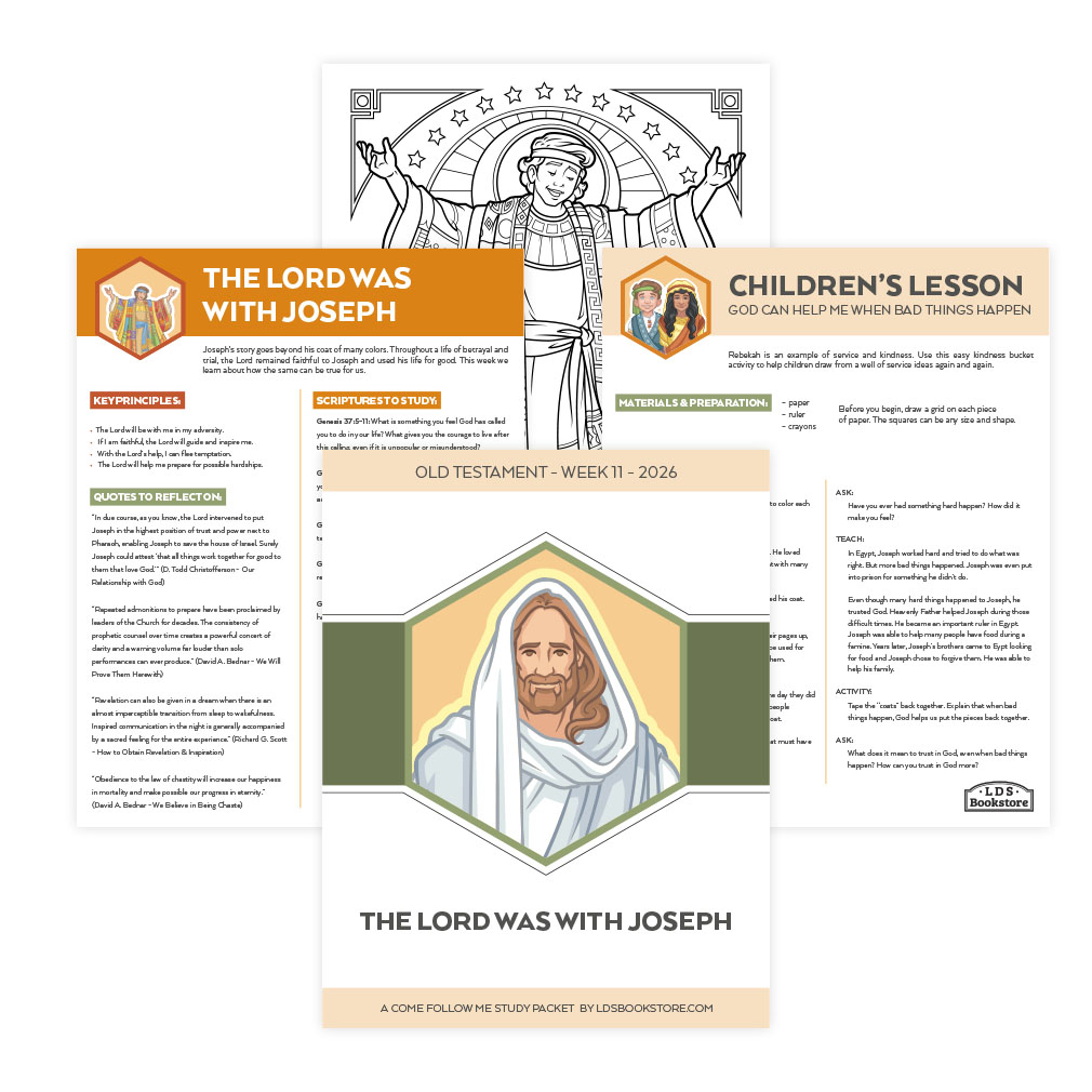 The Lord Was with Joseph Come, Follow Me Study Packet - Digital Download - LDPD-CFM-26-11