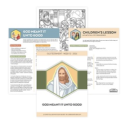 God Meant It unto Good Come, Follow Me Study Packet - Digital Download come follow me, old testament, come follow me study guide, come follow me printable, old testament printable, old testament primary lesson