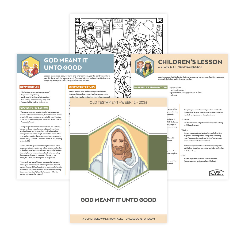 God Meant It unto Good Come, Follow Me Study Packet - Digital Download - LDPD-CFM-26-12