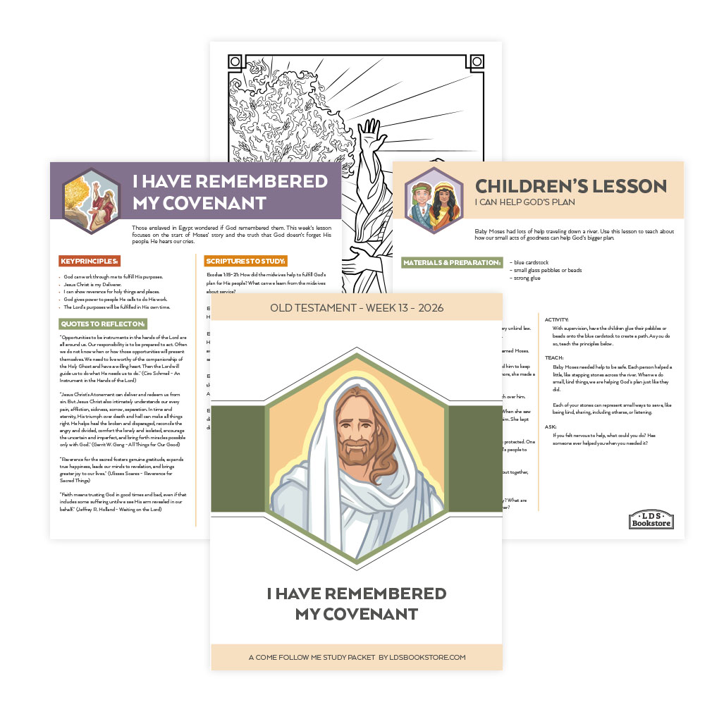 I Have Remembered My Covenant Come, Follow Me Study Packet - Digital Download - LDPD-CFM-26-13