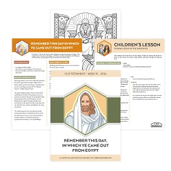 Remember This Day, in Which Ye Came Out From Egypt Come, Follow Me Study Packet - Digital Download come follow me, old testament, come follow me study guide, come follow me printable, old testament printable, old testament primary lesson