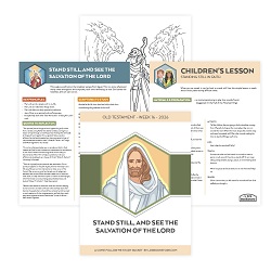Stand Still, and See the Salvation of the Lord Come, Follow Me Study Packet - Digital Download come follow me, old testament, come follow me study guide, come follow me printable, old testament printable, old testament primary lesson