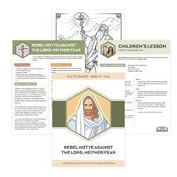 Rebel Not Ye against the Lord, Neither Fear Come, Follow Me Study Packet - Digital Download come follow me, old testament, come follow me study guide, come follow me printable, old testament printable, old testament primary lesson