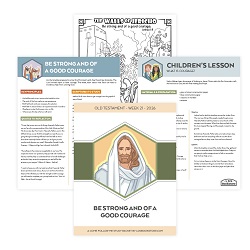 Be Strong and of a Good Courage Come, Follow Me Study Packet - Digital Download come follow me, old testament, come follow me study guide, come follow me printable, old testament printable, old testament primary lesson