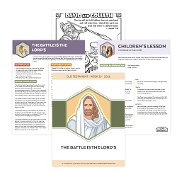 The Battle Is the Lords Come, Follow Me Study Packet - Digital Download come follow me, old testament, come follow me study guide, come follow me printable, old testament printable, old testament primary lesson