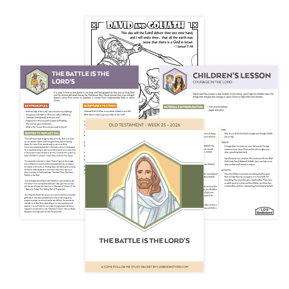 The Battle Is the Lord's Come, Follow Me Study Packet - Digital Download - LDPD-CFM-26-25