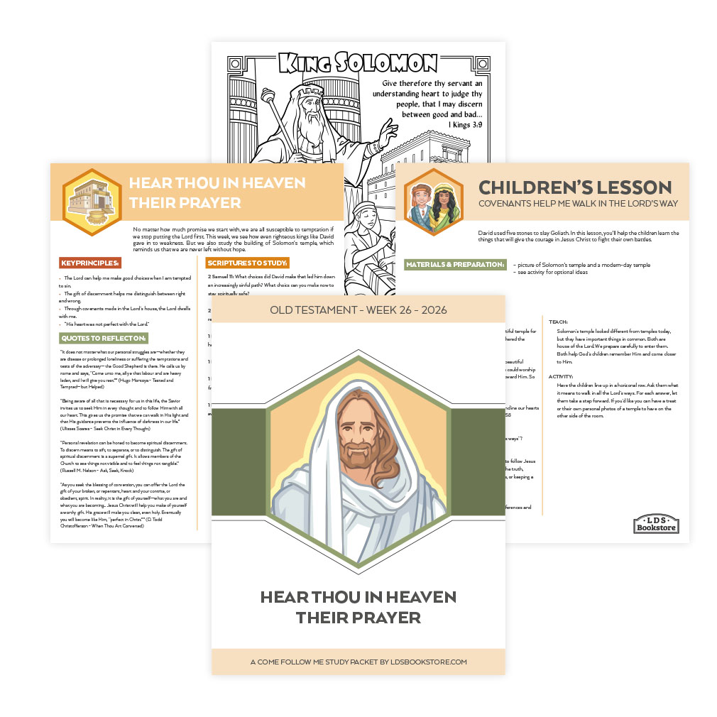 Hear Thou in Heaven Their Prayer Come, Follow Me Study Packet - Digital Download - LDPD-CFM-26-26