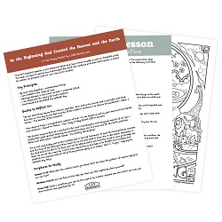 In the Beginning God Created the Heaven and the Earth Come, Follow Me Study Packet - Digital Download come follow me, old testament, come follow me study guide, come follow me printable, old testament printable, old testament primary lesson