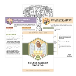 The Lord Called His People Zion Come, Follow Me Study Packet - Digital Download come follow me, old testament, come follow me study guide, come follow me printable, old testament printable, old testament primary lesson