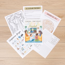 General Conference Activity Packet - Digital Download general conference printable, general conference activity packet, free general conference printable, general conference packet, october 2025 general conference activity packet