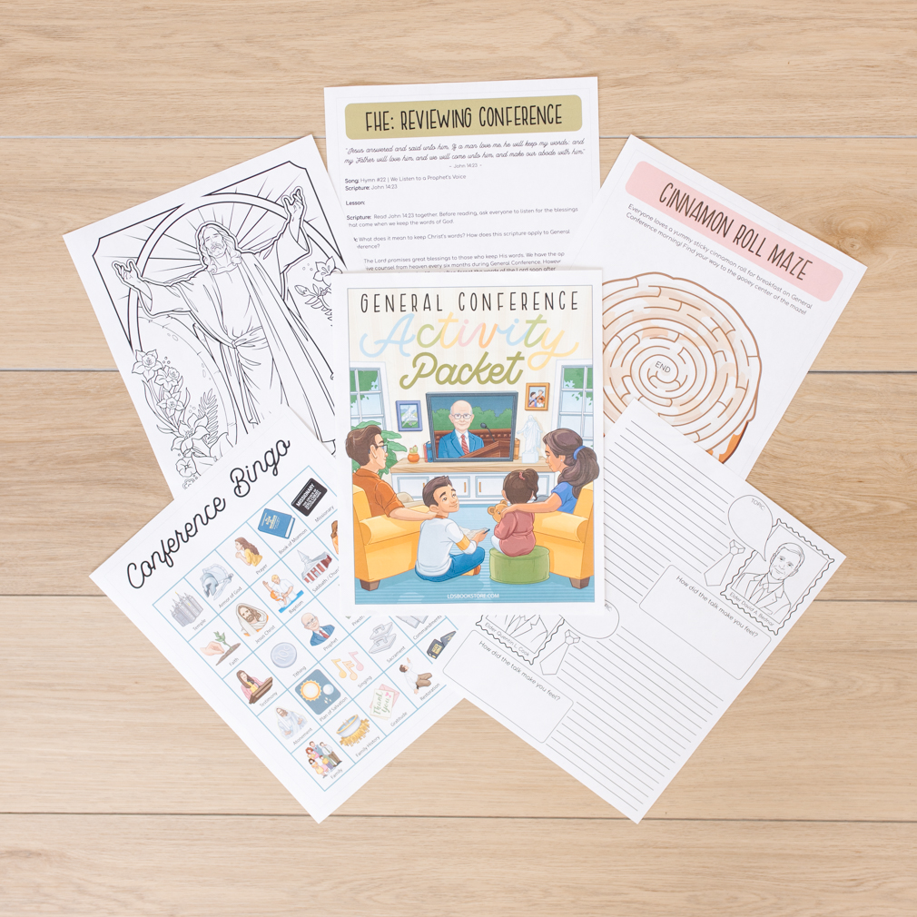General Conference Activity Packet - Digital Download - LDPD-PBL-GCP-APR26