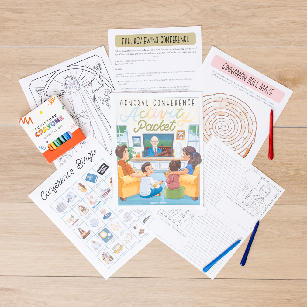 General Conference Activity Packet - Digital Download - LDPD-PBL-GCP-APR26
