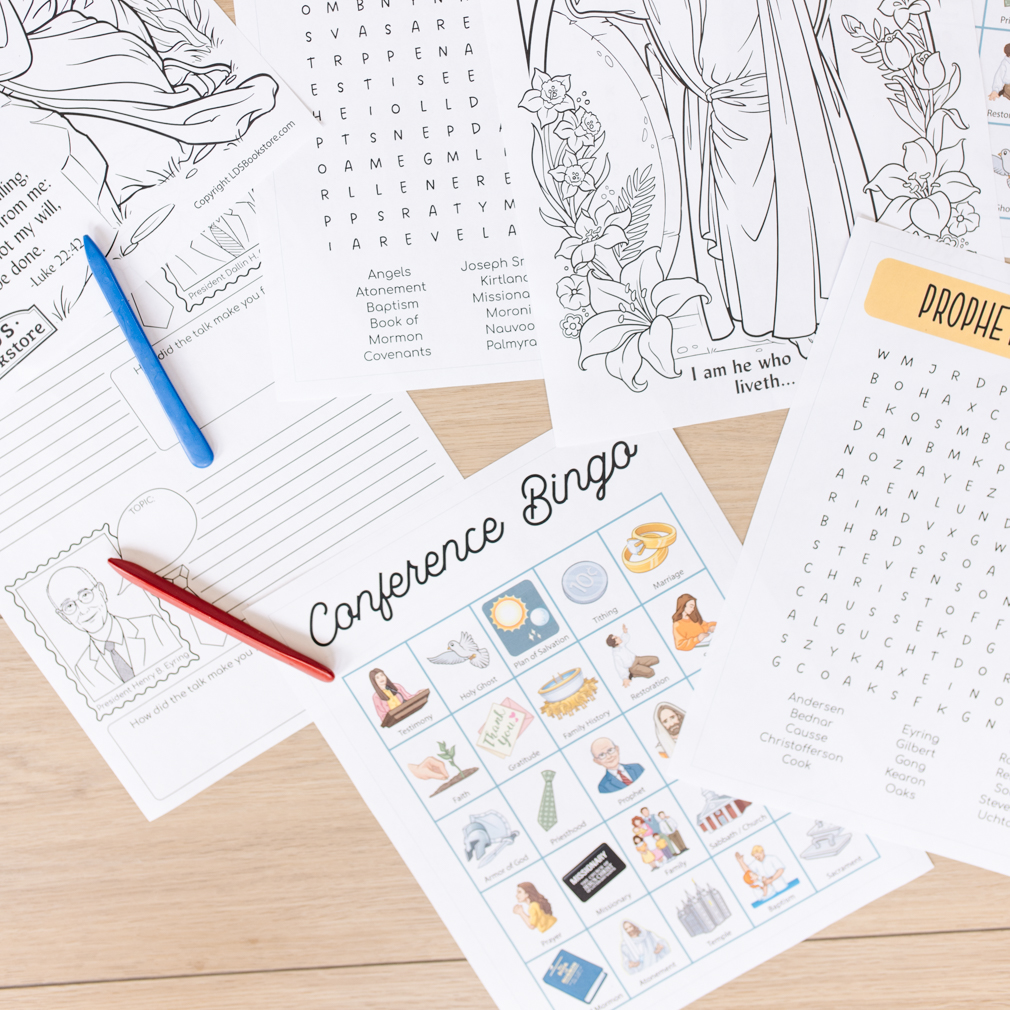 General Conference Activity Packet - Digital Download - LDPD-PBL-GCP-APR26