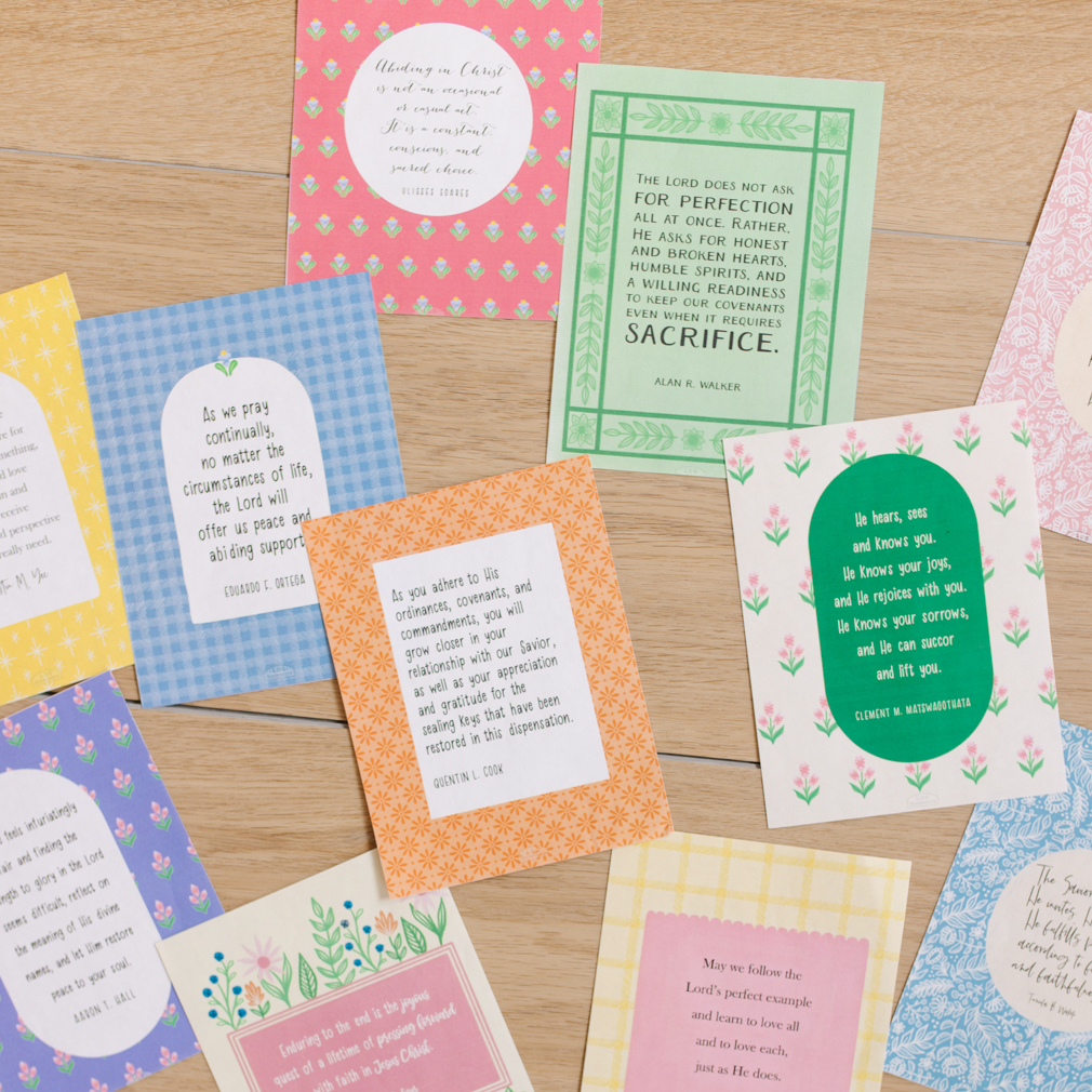April 2026 General Conference Quotes Color - Digital Download - LDPD-PBL-GCP-APR26-QUOTE-COLOR