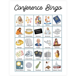 General Conference Bingo - Digital Download 