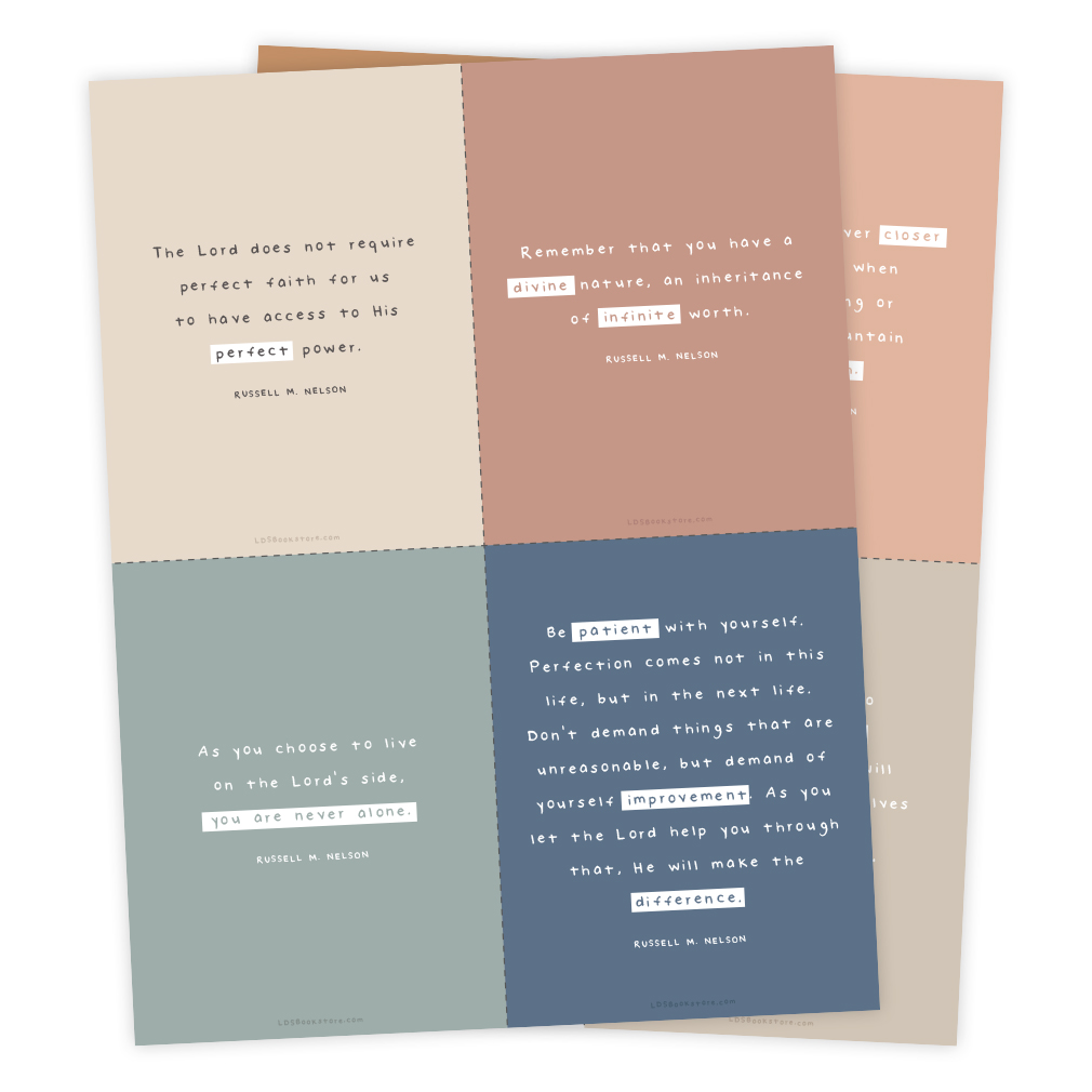 President Nelson 99th Birthday Quote Pack - Digital Download - LDPD-PBL-NELSON99