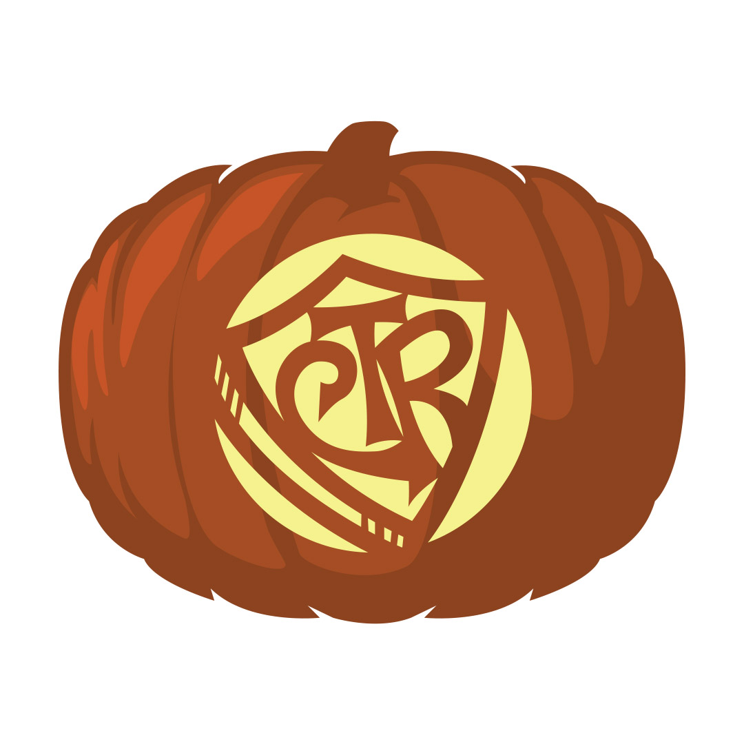 Basic CTR Pumpkin Carving Template - Digital Download - LDPD-PBL-PUMP-CTR-1