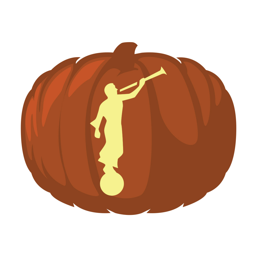 Angel Moroni Pumpkin Carving Template - Digital Download - LDPD-PBL-PUMP-MORONI-1