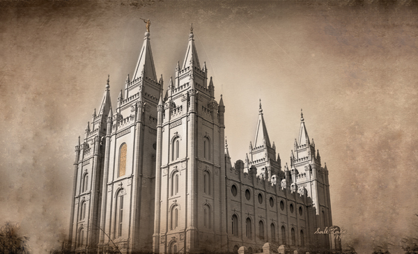 Salt Lake City Utah Temple Recommend Holder - CH-RH205