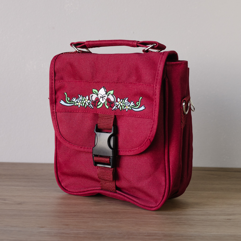 Scripture Bag - Red Floral - PCM-FO50BU