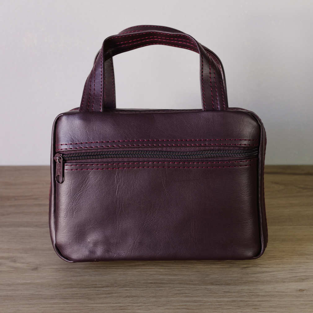 Small Scripture Case - Burgundy Simulated Leather - PCM-ST25BU