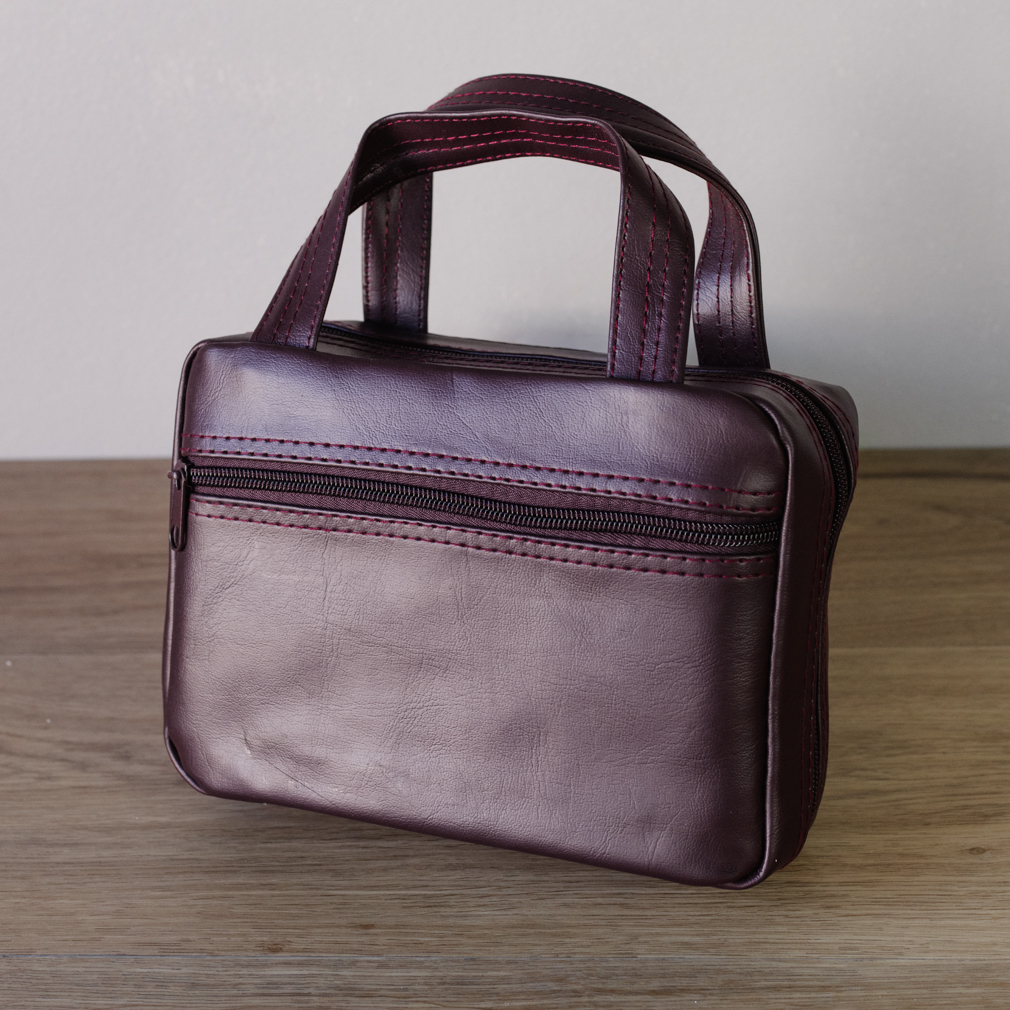Small Scripture Case - Burgundy Simulated Leather - PCM-ST25BU
