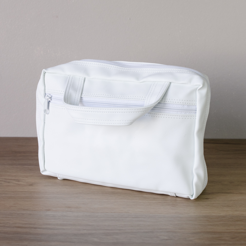 Scripture Case - White Simulated Leather - PCM-STL25WH