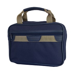 Large Scripture Case - Blue & Tan large scripture case, black scripture case, leather scripture case