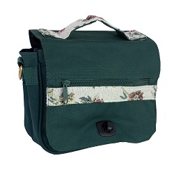 Scripture Bag - Green Tapestry scripture case, green scripture case, scripture bag