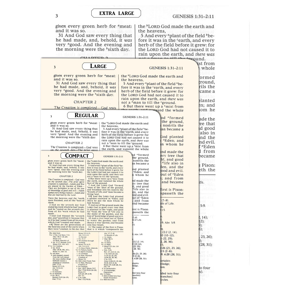 Genuine Leather Bible - LDS-BIBREG-GENUINE-2013